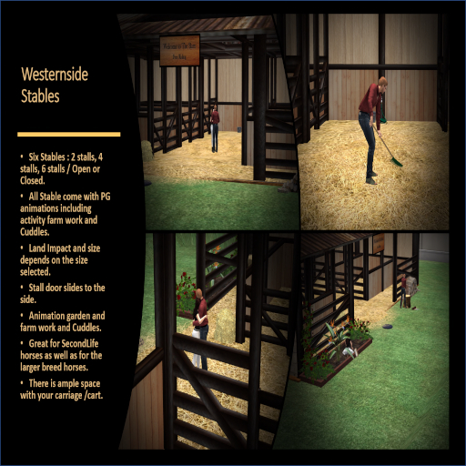 WesternSide Stables 2-4-6-and 8 stalls