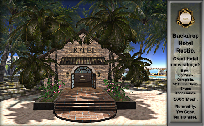 Backdrop Hotel Rustic Copi