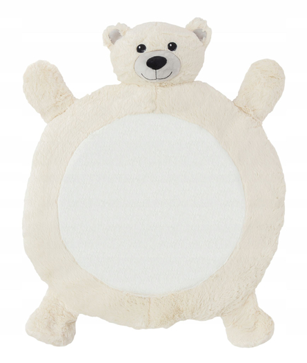 Cream Bear Kids Rug