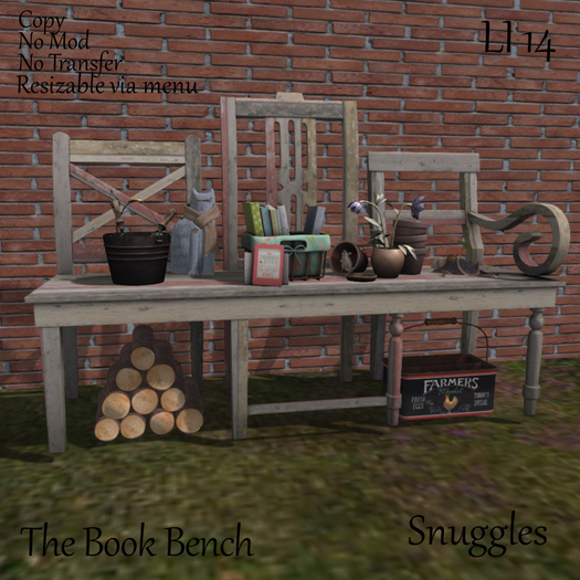 The Book Bench By Snuggles 