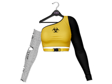 Loki - Heather Split Color Top - Yellow