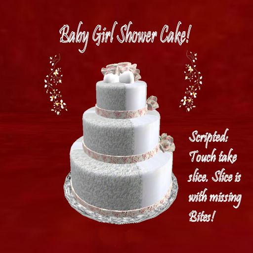 Baby Girl Dusche Cake