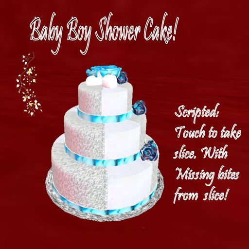 Baby Boy Shower Cake
