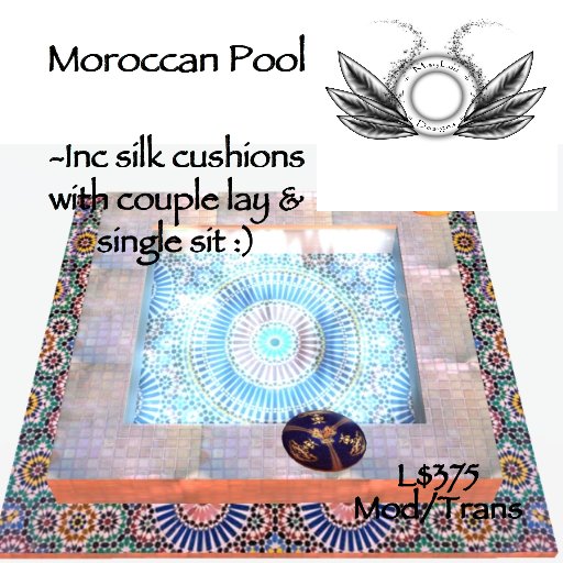 Moroccan mosaic pool