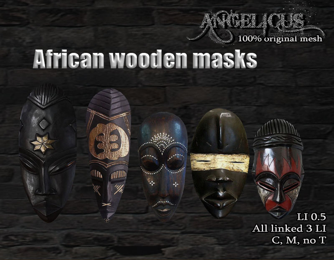 ::ANGELICUS:: African wooden masks