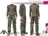 Second Life Marketplace - Full Perm Military Outdoor Fitness Camo T ...
