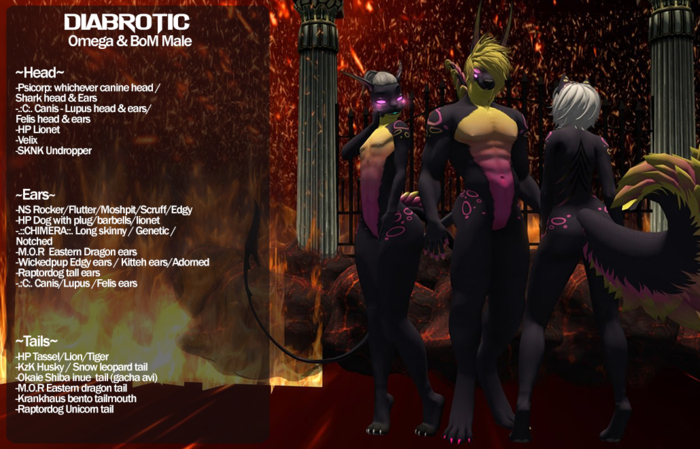 Kat Klaws~ Diabrotic -Lemonade- M Omega & BoM
