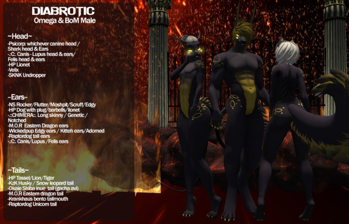 Kat Klaws~ Diabrotic -Old Gold- M Omega & BoM