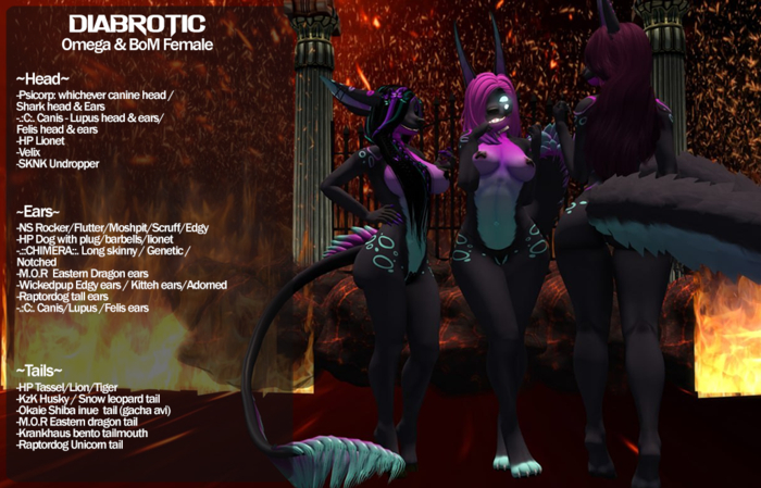 Kat Klaws~ Diabrotic -RetroWave- F Omega & BoM