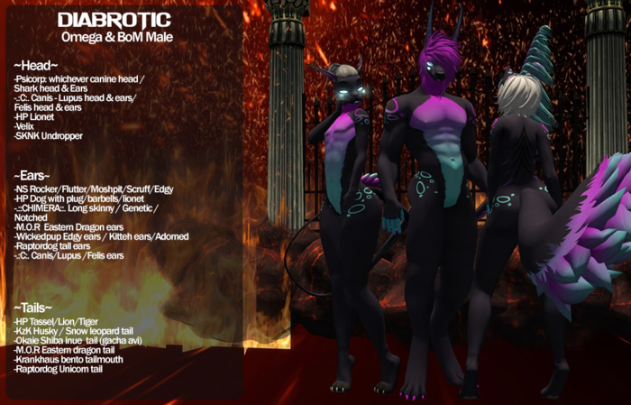 Kat Klaws~ Diabrotic -RetroWave- M Omega & BoM