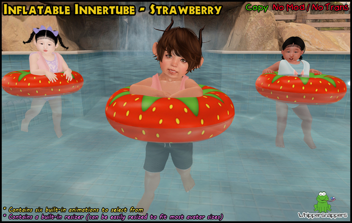 ! Whippersnappers ! - Inflatable innertube strawberry 