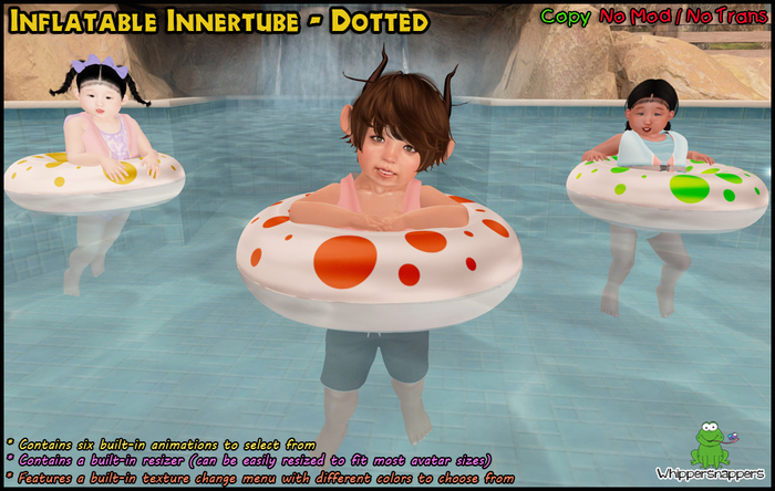 ! Whippersnappers ! - Inflatable innertube dotted