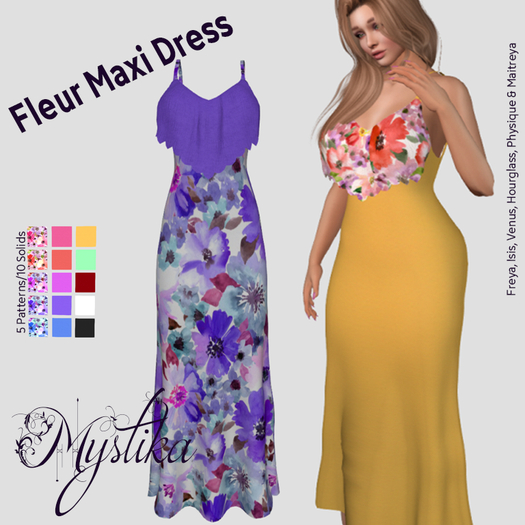 ~Mystika~ Fleur Maxi Dress