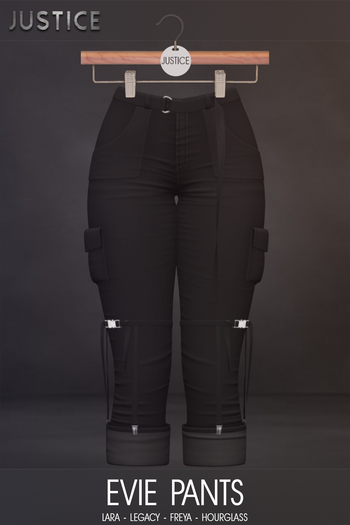 [JUSTICE] EVIE PANTS - EBONY