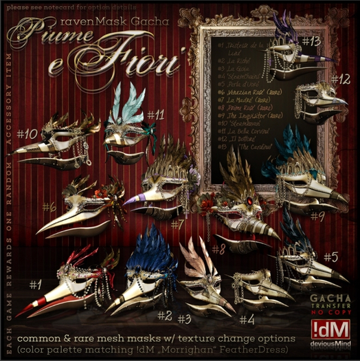 !dM "Piume e Fiori" **LA RICHE** (BOX #2)