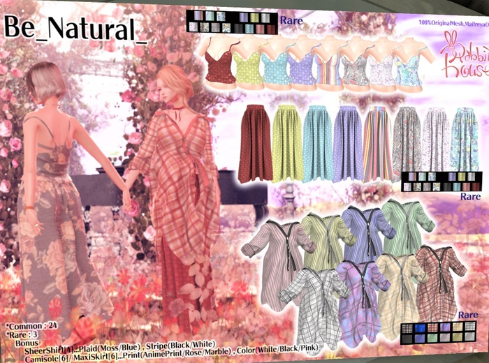 ,',RxH,',BE-NATURAL LONGSHIRT RARE[Rez]