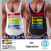 Tank Top 'KISS' - 2 pcs - Signature Gianni Classic