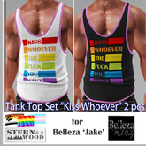 {JS} Belleza Jake - Tank Top 'KISS' - 2 pcs