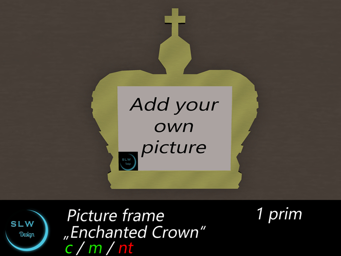 SLW Design - Picture Frame Enchanted Crown