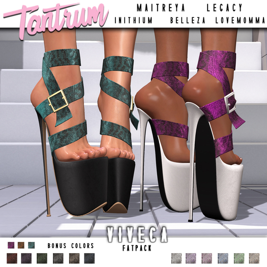 Tantrum - Viveca Heels - Fatpack