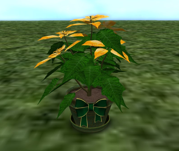 bY Gold Dust Poinsetta Cut