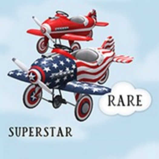 {what next} Wearable Airplane - Superstar (boxed) RARE