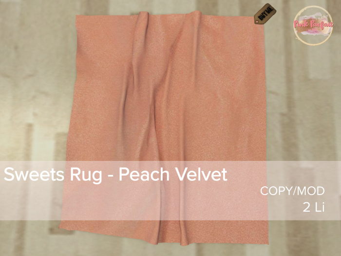 Sweets Rug - Peach Velvet