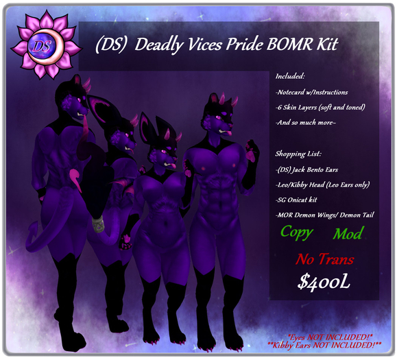 (DS) Deadly Vices Pride BOMR Kit