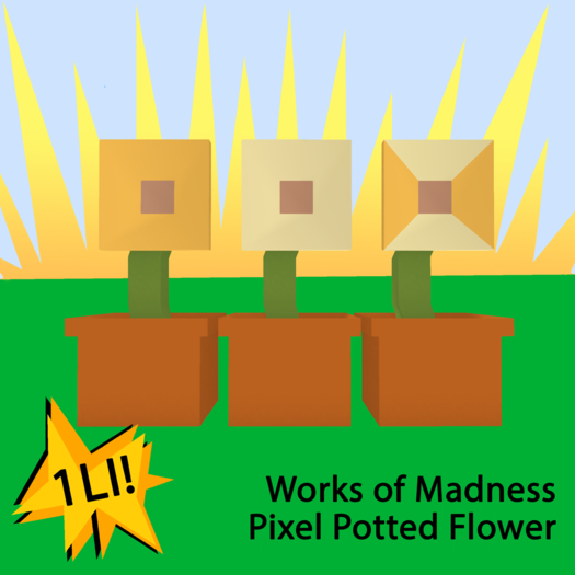 WOM - Yellow Potted Flowers