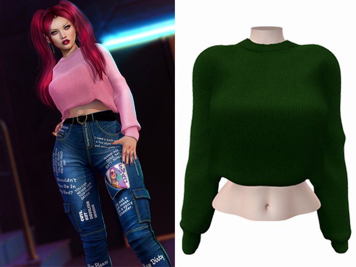 -[ vagrant ]- Victoria Sweater - Green