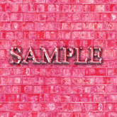 Zoy Texture [ Brick wall 03 ] - Seamless - Colorful Pink