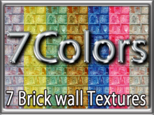 Zoy Texture [ Brick wall 03 ] - Seamless - 7 Colors
