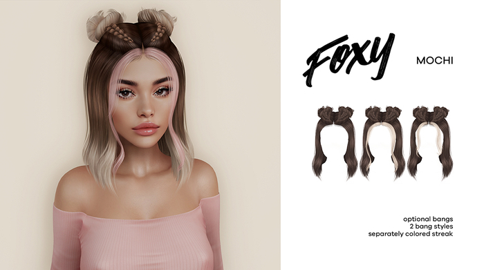 Foxy - Mochi Hair FATPACK
