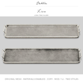 Dahlia - Liam - Long Tray - Silver 