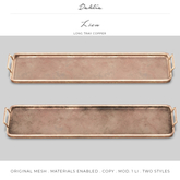 Dahlia - Liam - Long Tray - Copper 