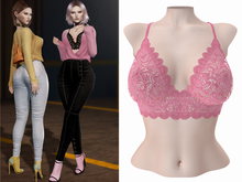 -[ vagrant ]- Josephine Bralette - Warm Pink