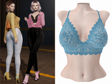 -[ vagrant ]- Josephine Bralette - Light Blue