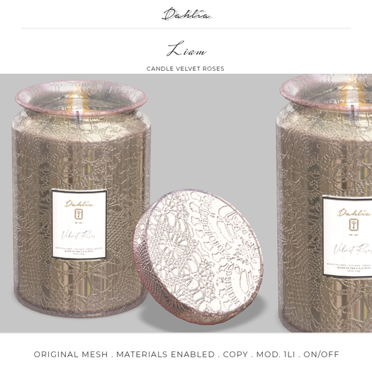 Dahlia - Liam - Candle - Velvet Roses