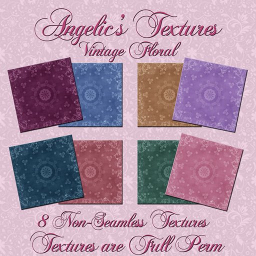 [Angelic's Textures] Vintage Floral MP Only Item!