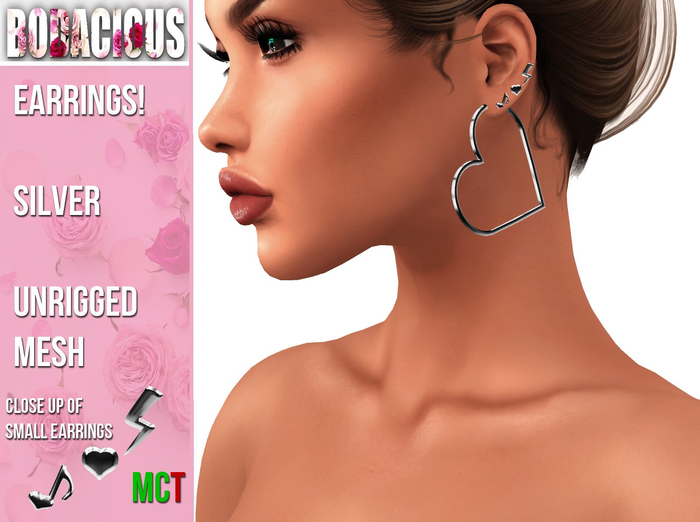 [:B:] Earrings! Silver *ADD ME*