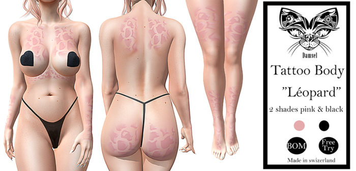 Tattoo Leopard Damsel unpack