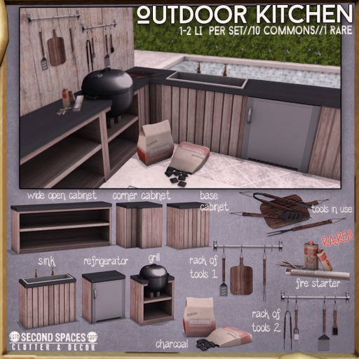 Second Spaces - Outdoor Kitchen - corner cabinet