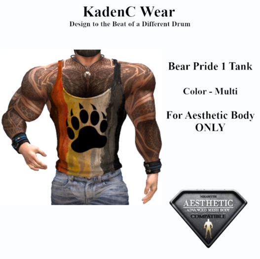 KadenC Wear - Bear Pride Tank 1