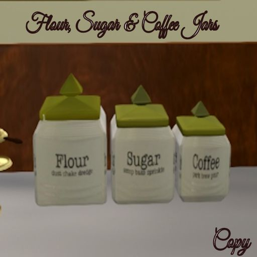 Flour, Sugar & Coffe Jars Box
