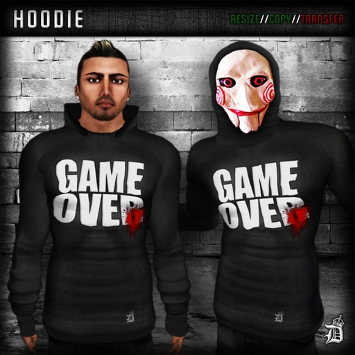 DEF! Hoodie / Jigsaw / Grey