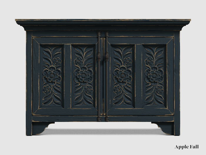 Apple Fall Carved Cabinet - Pacific