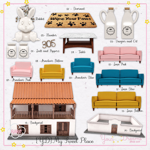 {YD}My Sweet Place - Armchair Blue