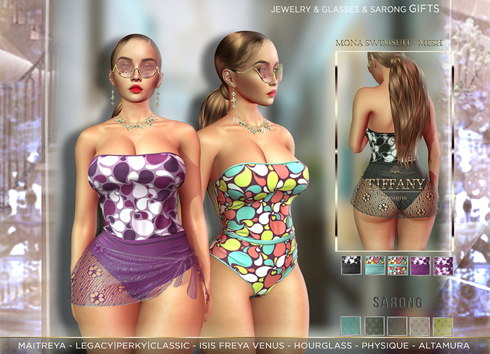 ::TD:: Mona Swimsuit {Mesh}