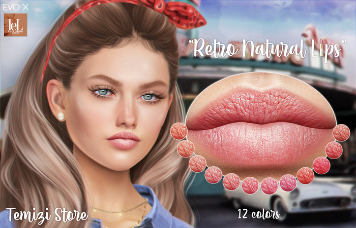 Temizi Store "Retro Natural Lips" (LeLUTKA EVO X - Evolution)