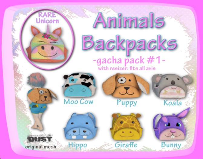 DUST: Backpack Unicorn RARE